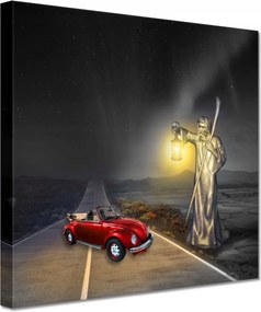 Vászonkép 60x60 A Vw sofőrök védőszentje