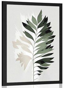 Plakát minimalista páfrány