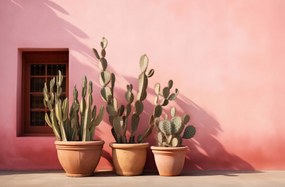 Poszter 86,4x56,8cm Kaktuszok a fényben