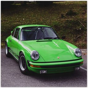 Poszterek 140x140 Zöld Prosche SportCar