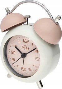 Hangos Pasztell Ébresztőóra Mpm Csengőkkel C01.4433.23 Csendes Riasztó Mechanizmus