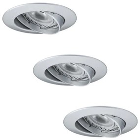 Paulmann 92516 - 3x LED GU10/3,5W für Badezimmer, 230V Einbaustrahler Set