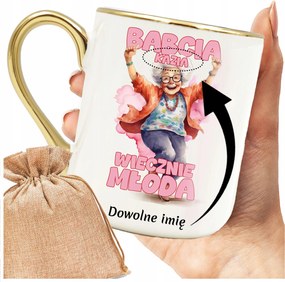 Nagymama Örökké Fiatal Bögre Ajándék Személyre Szabott Nagymama Név