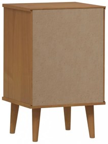 MOLDE barna tömör fenyőfa éjjeliszekrény 40 x 35 x 65 cm