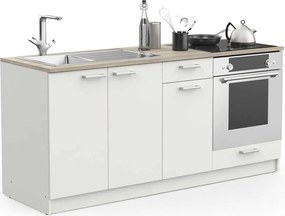 Konyhaszekrény COOKING tölgy/fehér