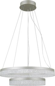 Italux Pantal PND-34533-2L-SILV Függőlámpa 2x36W/LED 3000K/4000K/6000K IP20