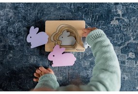 Fa formabeillesztős puzzle Rabbit – Kindsgut