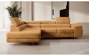 Sarokkanapé Stiletto (B) (mustár + ezüst). 1099706