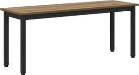 vidaXL pad Művészi tölgy 110 x 35 x 45 cm Faanyag