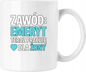 Bögre Nyugdíjas Foglalkozás Fehér 330ml