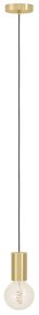 Eglo 900799 - Csillár zsinóron POZUETA 1xE27/40W/230V arany