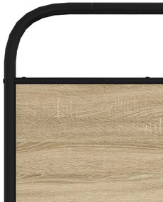 fejtámla sonoma tölgy 80 cm acél és műfa