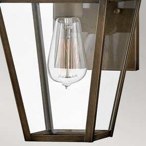 Hinkley lighting klasszikus kültéri fali lámpa palma barna átlátszó elshk-palma-s-bu IP44