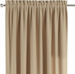 Csatornafüggöny frufruval 1 db 130x245cm barna