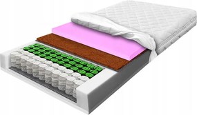 130x200 zsebes matrac hr-rel és kókusz pocket kemény 20 cm kemény H3