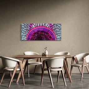 Absztrakt kép - lila ágak (120x50 cm)