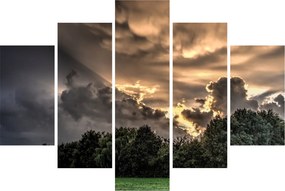 A felhők és az erdő képe (150x105 cm)