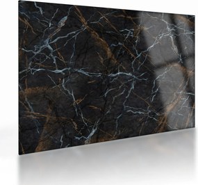 Kép - Fekete márvány (üvegen) (70x50 cm)