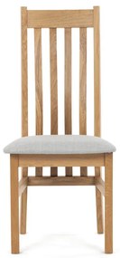 Natúr Tömörfa Étkezőszék, Ezüst Üléssel. C-2100 SIL2