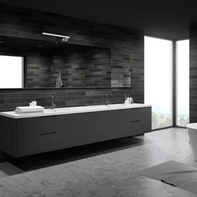 LED fürdőszobai fali lámpatest SHINE LED/11W/230V 45 cm IP44 fényes króm