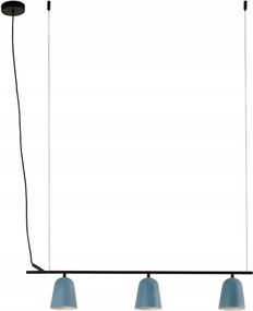 Faro Studio Lineal Blue lineáris függeszték, 3x E14, kék lámpaernyő