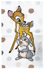 Disney Bambi Dotty Friends kéztörlő, arctörlő, törölköző 30x50 cm