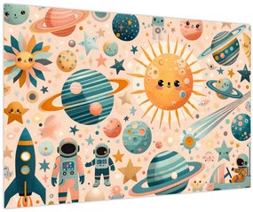 Kép - Darabok az űrből (90x60 cm)
