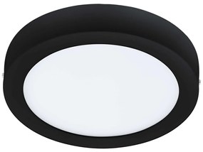 Eglo 900108 Fueva-Z LED panel, falon kívüli, 21 x 21cm, fekete, szögletes, 2100 lm, 2700K-6500K szabályozható, beépített LED, 16,5W, IP44, 210mm átmérő