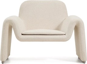 Bézs zsenília fotel Melvia – Kave Home