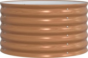 vidaXL Emelt Ágy Barna 80 x 80 x 44 cm Acél