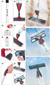 Lamart LT8027 mopszett Spray, mop és simító
