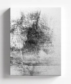 Vászonkép 60x80 db Absztrakt fekete-fehér szürke minimalizmus C039