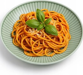 Mélytányér 21,5 cm Dália Zöld