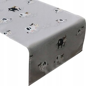 Asztali Futófelület 40x90 Szürke Dekoratív Gyerek