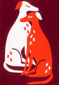 Organikus pamut takaró Kutya Szomorú meleg pamut ágytakaró pléd