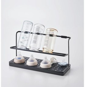 Fekete fém palackszárító Tower – YAMAZAKI