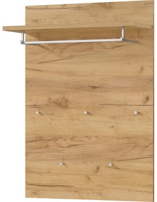 Natúr színű fogas panel tölgyfa dekorral Aledo – Germania