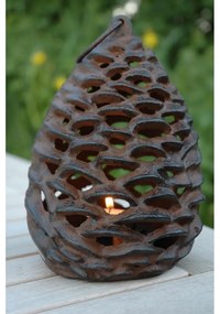 Fém lámpás (magasság 18 cm) Pine Cone – Esschert Design