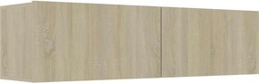 vidaXL sonoma tölgy szerelt fa TV-szekrény 120 x 30 x 30 cm