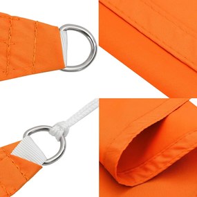 135693 Sunshade Sail Oxford Fabric Square 7x7 m Orange
