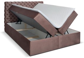 Franciaágy Boxspring 160 cm Orimis (rózsaszín). 1033230