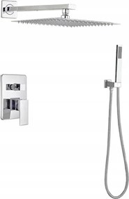 Falsík Alatti Zuhanyszett Króm 20 cm