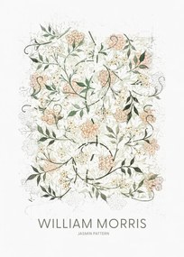 Illusztráció Jasmine, William Morris, (30 x 40 cm)