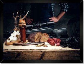 Poszterek keretben 40x30 Lőszer puska