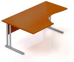 Ergonomikus asztal Visio 160 x 100 cm, bal, cseresznye