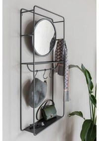 Fekete acél előszoba bútor Duco – White Label