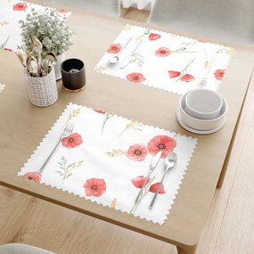 Goldea teflonbevonatú reggeliző alátét - pipacsok - 2db 30 x 40 cm