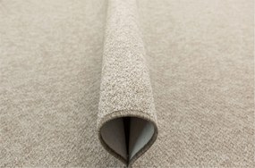 Hurokszőnyeg Nappaliba Világos Bézs Krémszínű Filc Érmék 200x250 cm