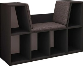 Livora könyvespolc, antracit, 103 cm