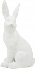 Húsvéti figura nyuszi dekoráció fehér szobor figura